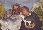 Honore Daumier Crispin und Scapin USA oil painting artist